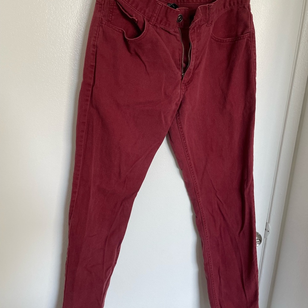 Forever 21 Red Denim Pants (men’s)